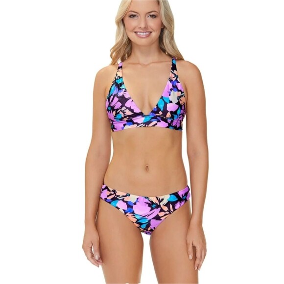 Raisins Salt & Soul Miami Floral Cheeky Bikini Top and Bottom Set - Picture 1 of 13